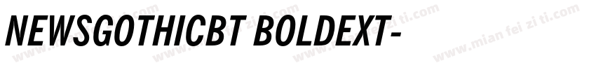 NEWSGOTHICBT BOLDEXT字体转换